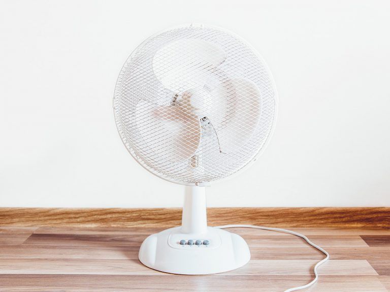 A fan can bring huge difference to the room temperature