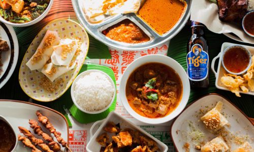 malaysian food, asian cuisine, feast, big meal, delicious food, authentic street food in asia