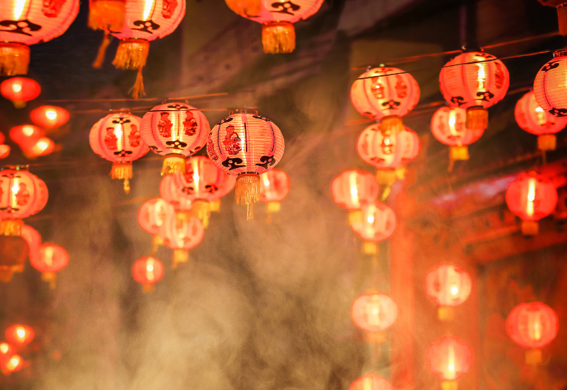 Celebrating chinese new year with your helper