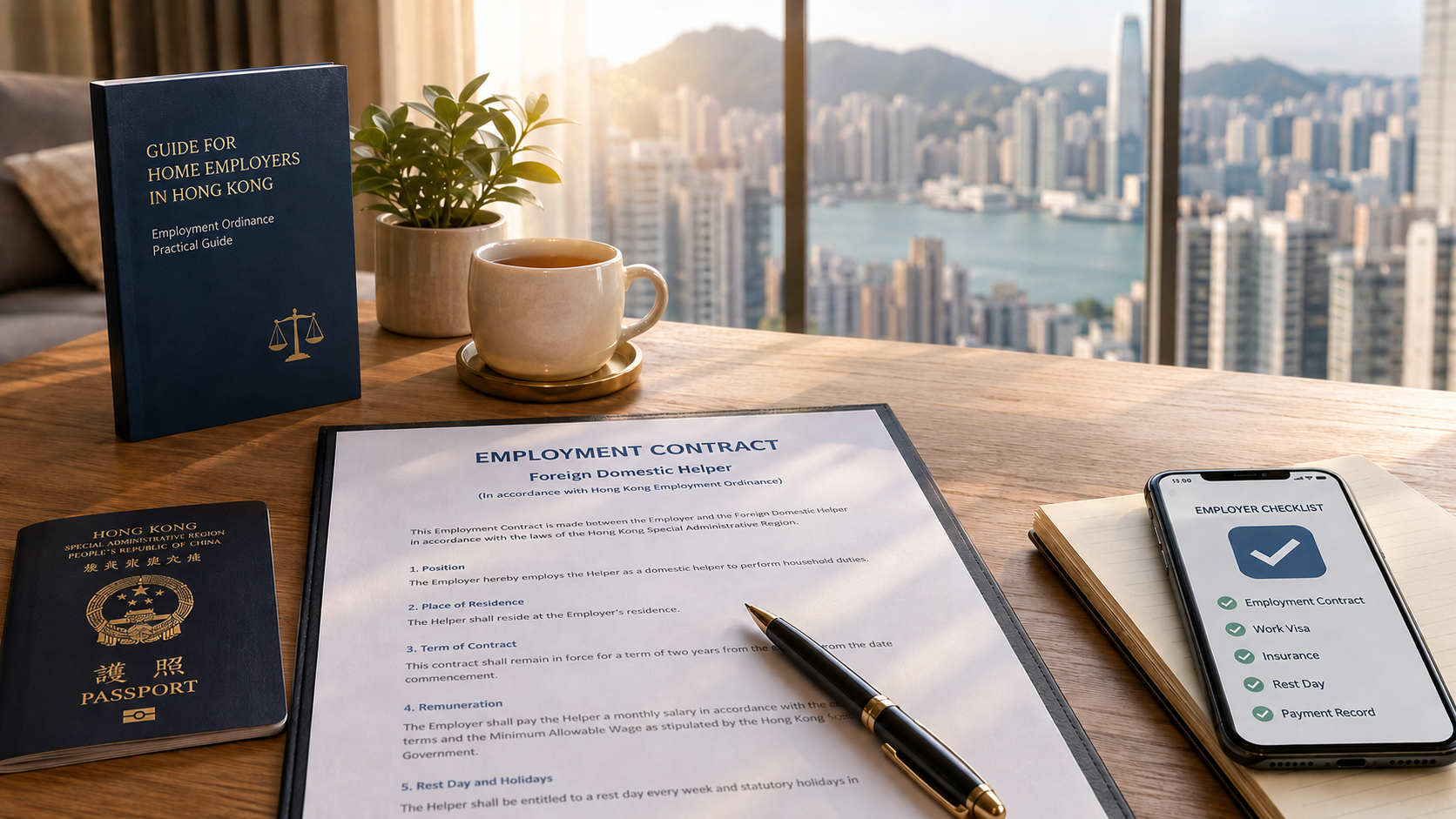 Hong Kong foreign domestic helper employment contract, domestic worker runaway